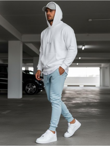 Světle modré pánské tepláky