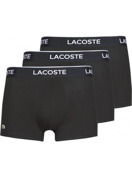 ČERNÁ SADA BOXEREK LACOSTE 3-PACK BOXER BRIEFS