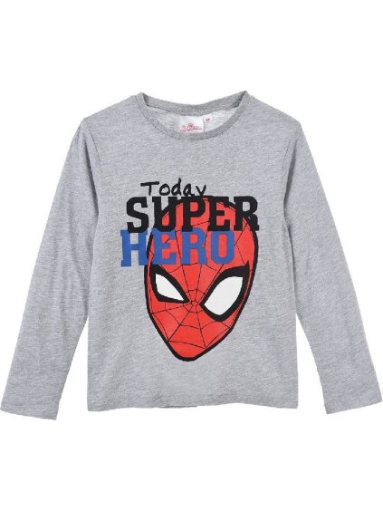 Šedé chlapecké tričko Spider-Man