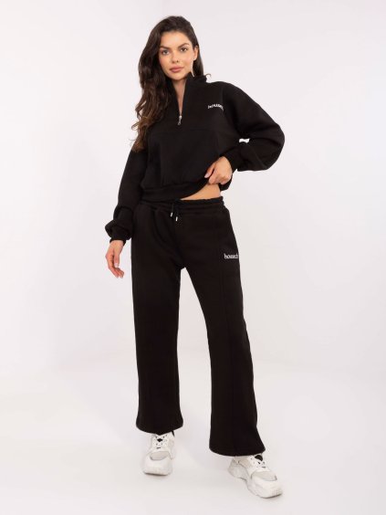 Černá dámská oversize tepláková souprava