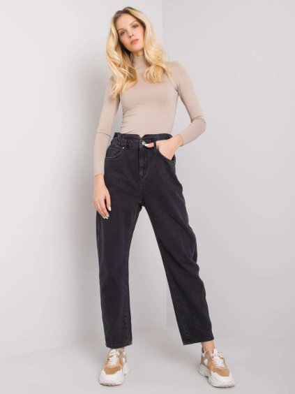 Černé dámské oversize kalhoty