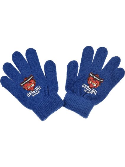 Modré chlapecké rukavice Disney Cars