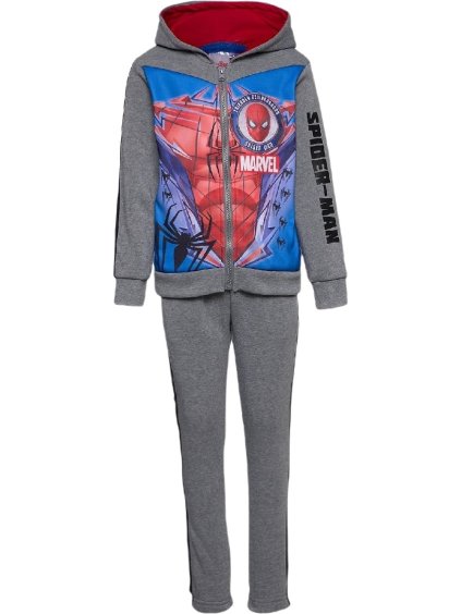 Šedá  chlapecká teplákovka Spider-Man Marvel