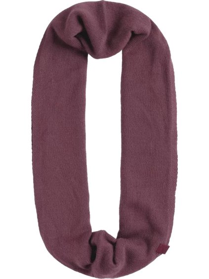 Vínová kruhová šála Buff Yulia Knitted Infinity Scarf