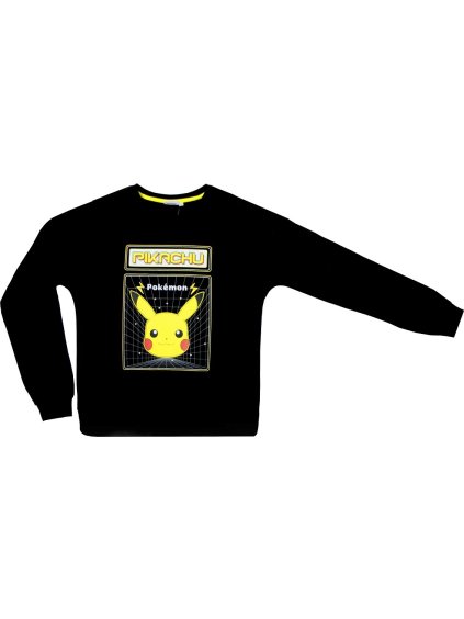Černá dámská mikina Pikachu Pokemon