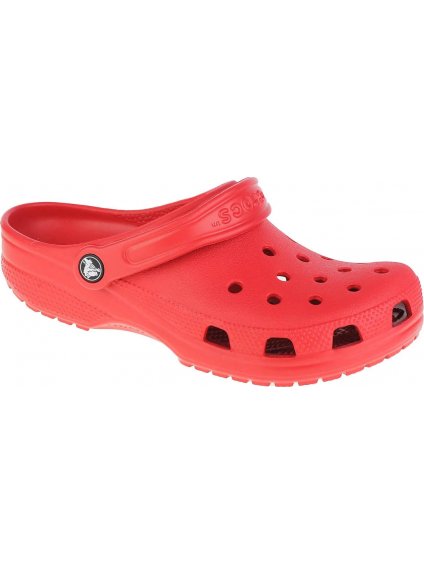 ČERVENÉ DÁMSKÉ PANTOFLE CROCS CLASSIC