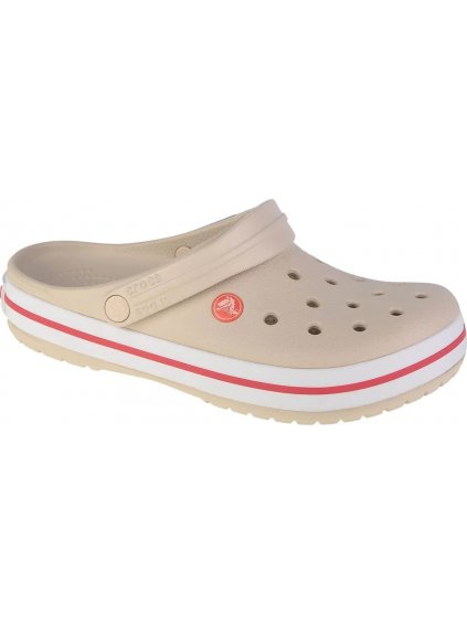 SMETANOVÉ DÁMSKÉ PANTOFLE CROCS CROCKBAND