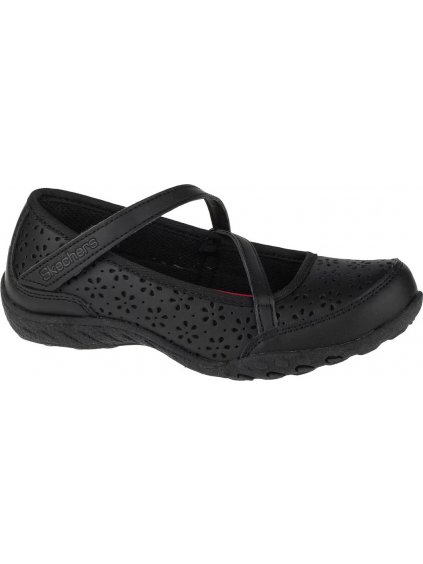 ČERNÉ DÍVČÍ BALERÍNY SKECHERS BREATHE EASY PLAYGROUND POPP