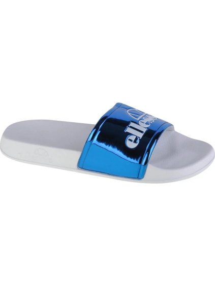 Bílo-modré dámské nazouváky Ellesse Giselle Slides