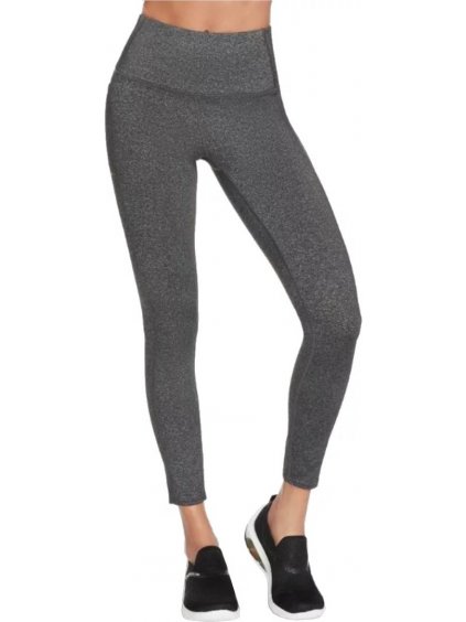 ŠEDÉ DÁMSKÉ LEGÍNY SKECHERS GO WALK HIGH WAISTED LEGGING