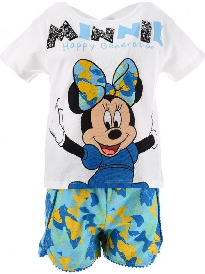 BÍLO-MODRÝ DÍVČÍ SET DISNEY MINNIE MOUSE