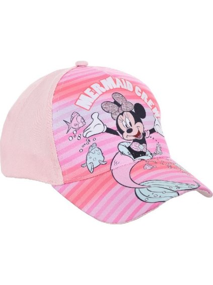 Růžová dívčí kšiltovka Disney Minnie Mouse