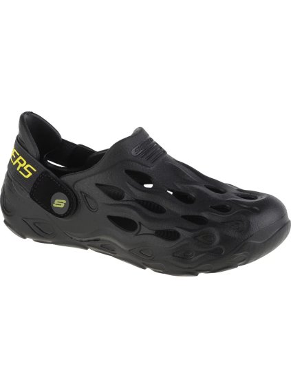Černé chlapecké nazouváky Skechers Thermo-Rush