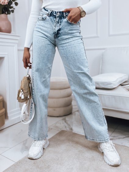Světle modré volné retro džíny JESSI