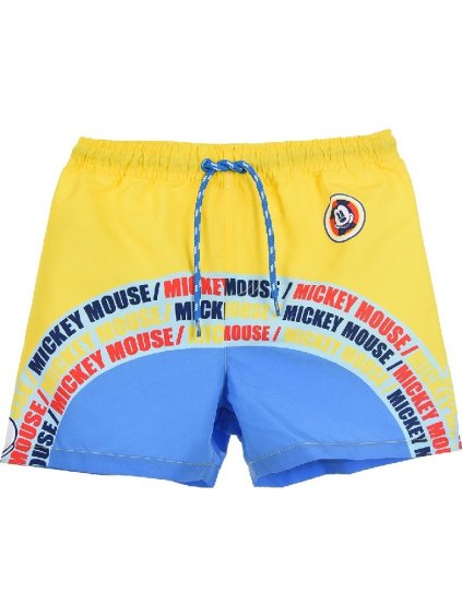 Žluto-modré chlapecké plavky Mickey Mouse