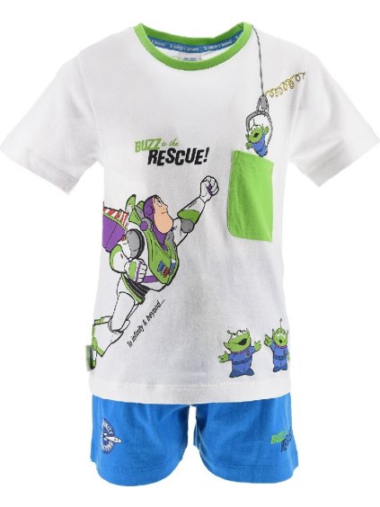 Toy Story Bílo-modrý chlapecký komplet