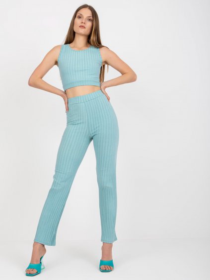 Mintový komplet kalhot a topu