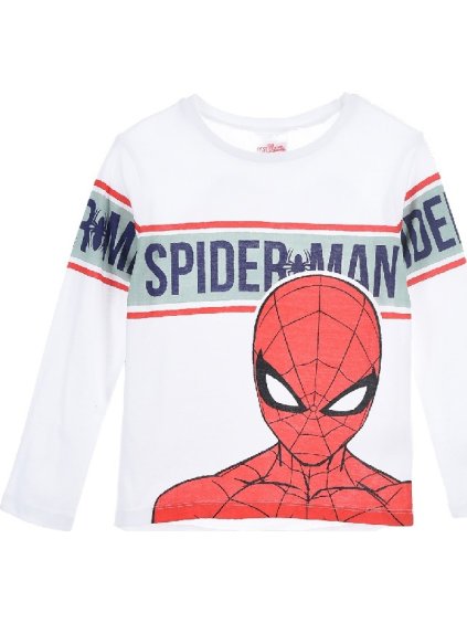Bílé chlapecké tričko Spiderman