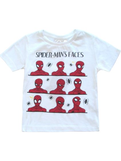 Spider Man - chlapecké bílé tričko