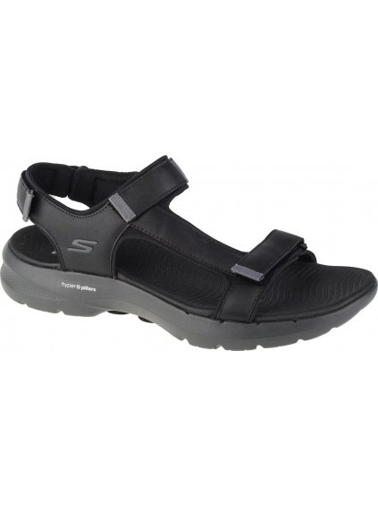 ČERNÉ PÁNSKÉ SANDÁLY SKECHERS GO WALK 6 SANDAL