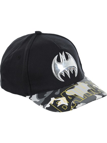 Černá chlapecká kšiltovka Batman