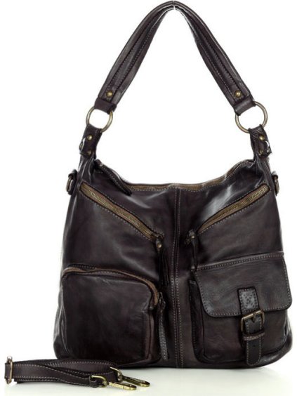 MARCO MAZZINI tmavě hnědá kabelka