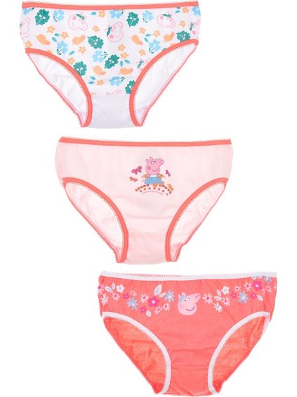 Trojbalení oranžových kalhotek Peppa Pig