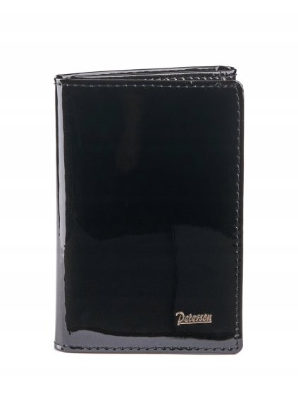Peterson Černé lesklé pouzdro na doklady