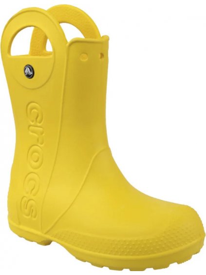 ŽLUTÉ HOLÍNKY CROCS HANDLE IT RAIN BOOT KIDS