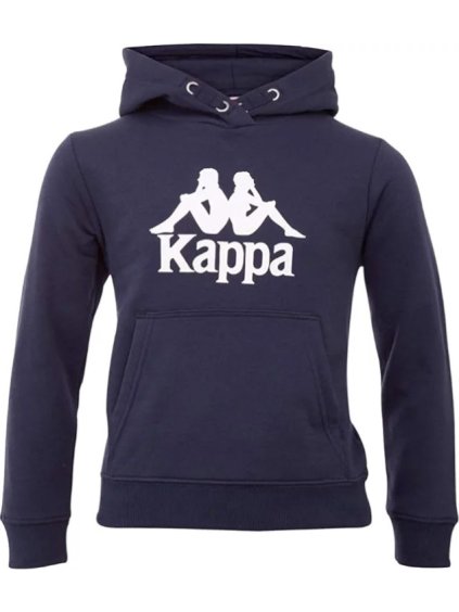 Tmavě modrá mikina Kappa Taino Kids Hoodie (Velikost 128)