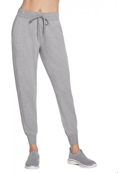 ŠEDÉ DÁMSKÉ TEPLÁKY SKECHERS RESTFUL JOGGER PANT