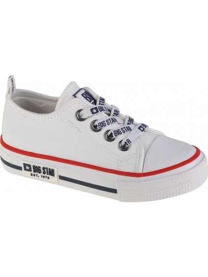 BÍLÉ DĚTSKÉ PLÁTĚNKY BIG STAR SHOES J KK374042