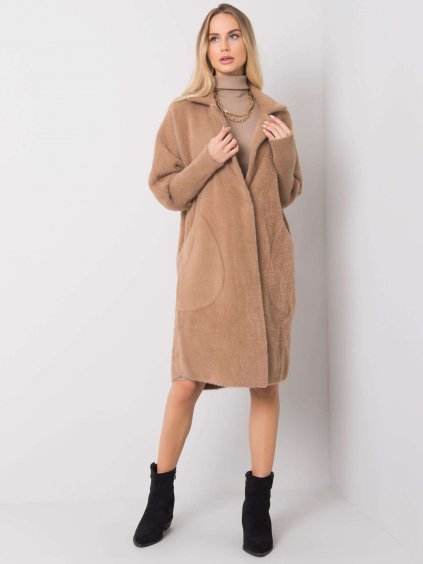 SVĚTLE HNĚDÝ KLASICKÝ TEDDY COAT EVELINE