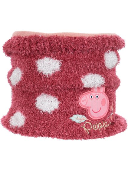 Peppa Pig Vínový dívčí nákrčník (Velikost ONE SIZE)