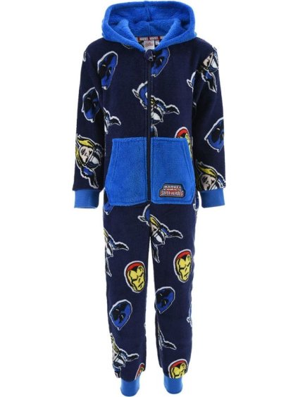 Avengers Tmavě modré "onesie" pyžamo