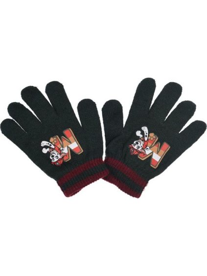 Tmavě zelené chlapecké rukavice Paw Patrol