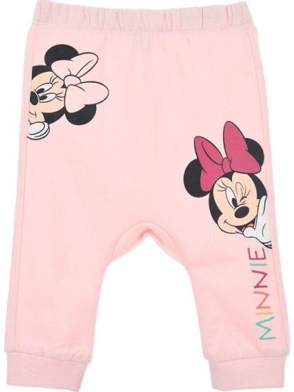 Dívčí tepláčky Minnie Mouse - světle růžová