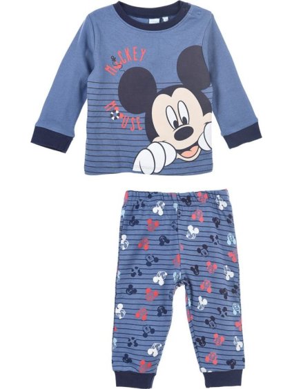 Modré chlapecké pyžamo Disney Mickey Mouse