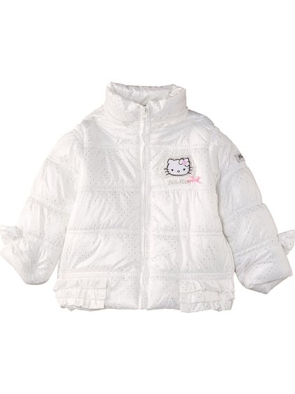 Hello Kitty Bílá zimní bunda pro holky
