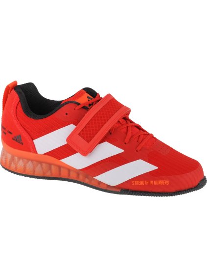 Červené pánské tenisky adidas Adipower Weightlifting 3
