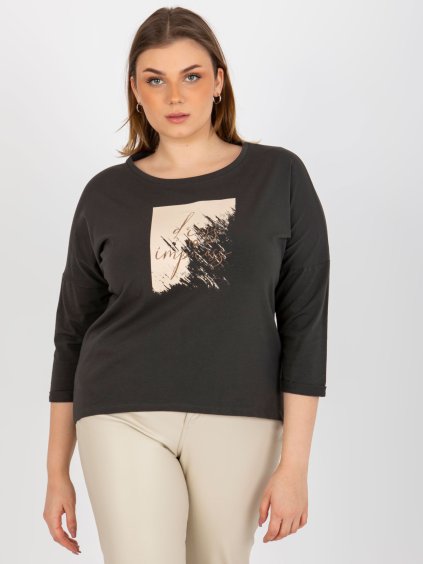 Khaki  tričko Dress to impress