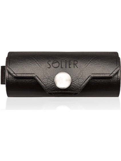 Kožená hnědá peněženka na klíče SOLIER