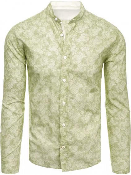 Zelená vzorovaná košile