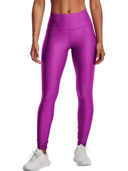 RŮŽOVÉ DÁMSKÉ LEGÍNY UNDER ARMOUR HEATGEAR NO-SLIP WAISTBAND LEGGINGS