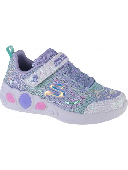 TŘPYTIVÉ DÍVČÍ SVÍTÍCÍ TENISKY SKECHERS PRINCESS WISHES