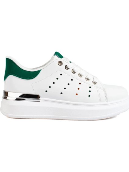 Bílé sportovní sneakersy