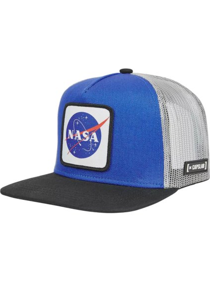 Modrá kšiltovka Capslab Space Mission NASA Snapback Cap (Velikost ONE SIZE)