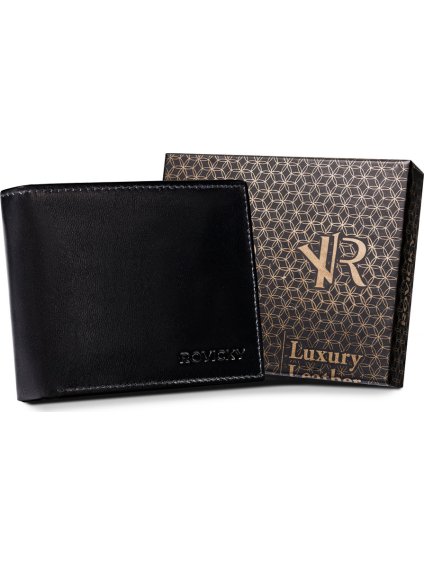 Rovicky Pánská černá peněženka L115