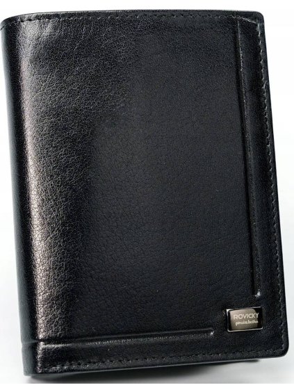 Rovicky Kožená černá peněženka s RFID L107