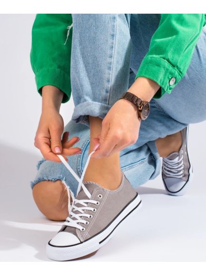 Šedé dámské tenisky Shelovet